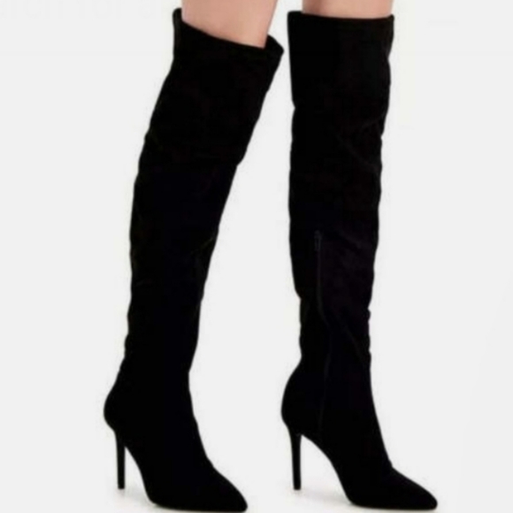 Thalia Sodi Rominaa Over-the-Knee Boots Black 9.5 - Picture 2 of 4